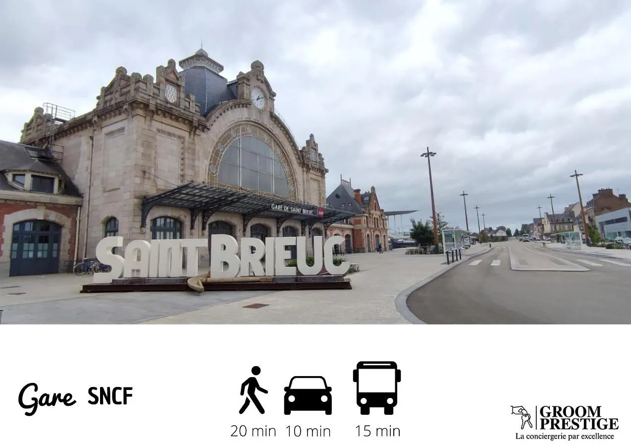 L'Esprit Tranquille - Profitez En Ensemble ! Apartment Saint-Brieuc